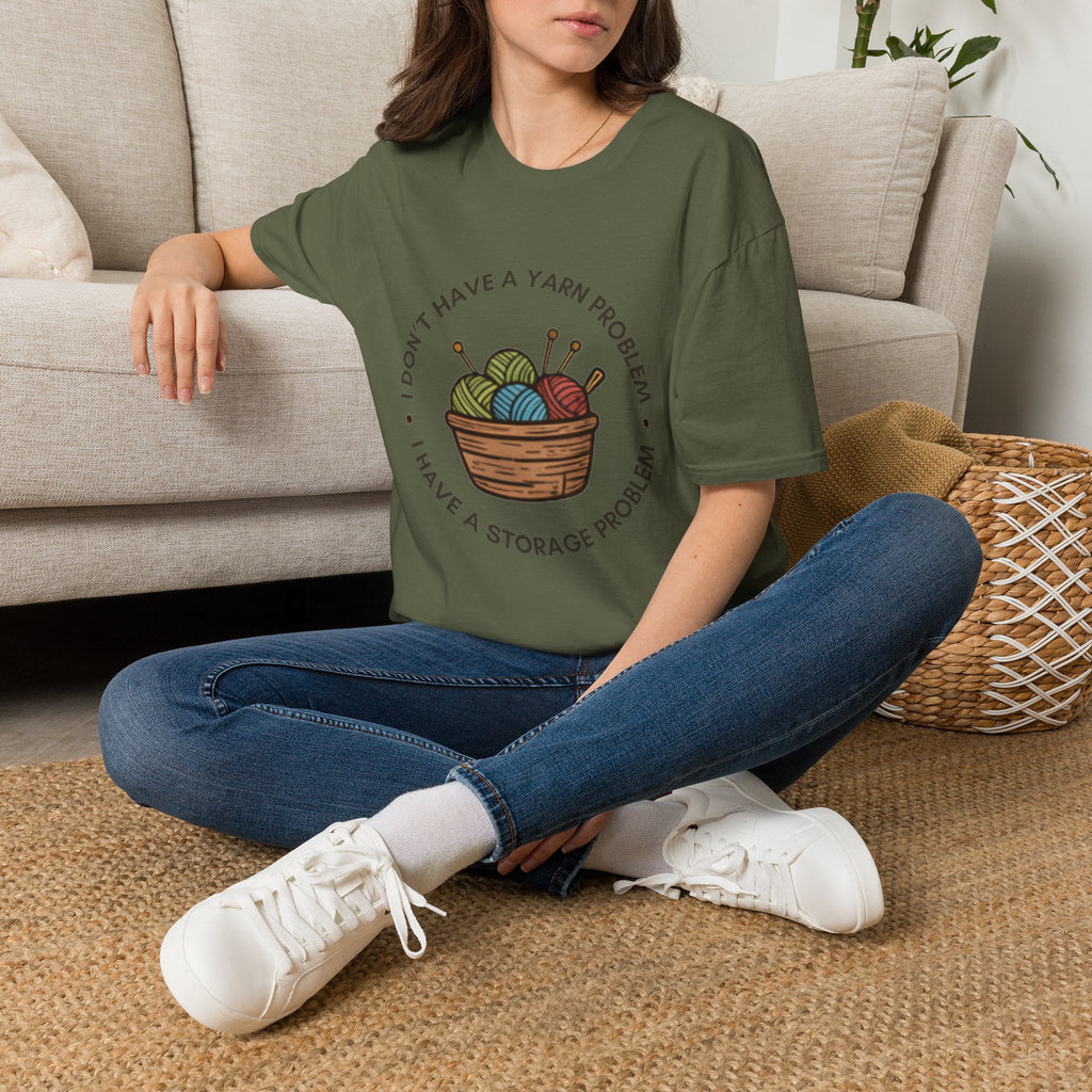 Unisex Softstyle T-Shirt - "I don't have a yarn problem"