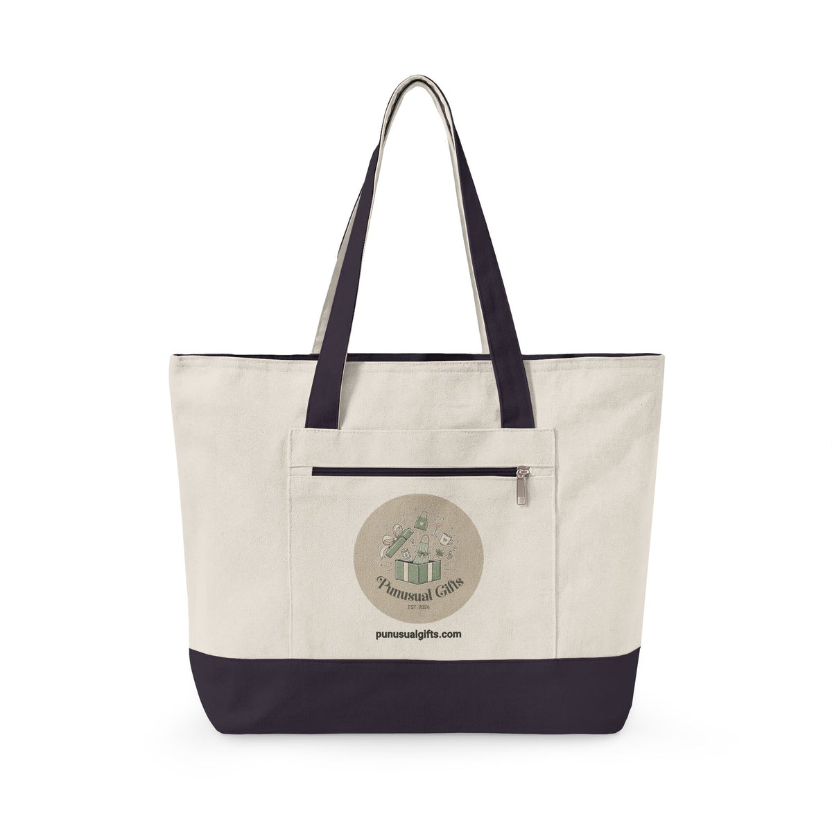 Canvas Tote Bag — "I don't have a yarn problem"