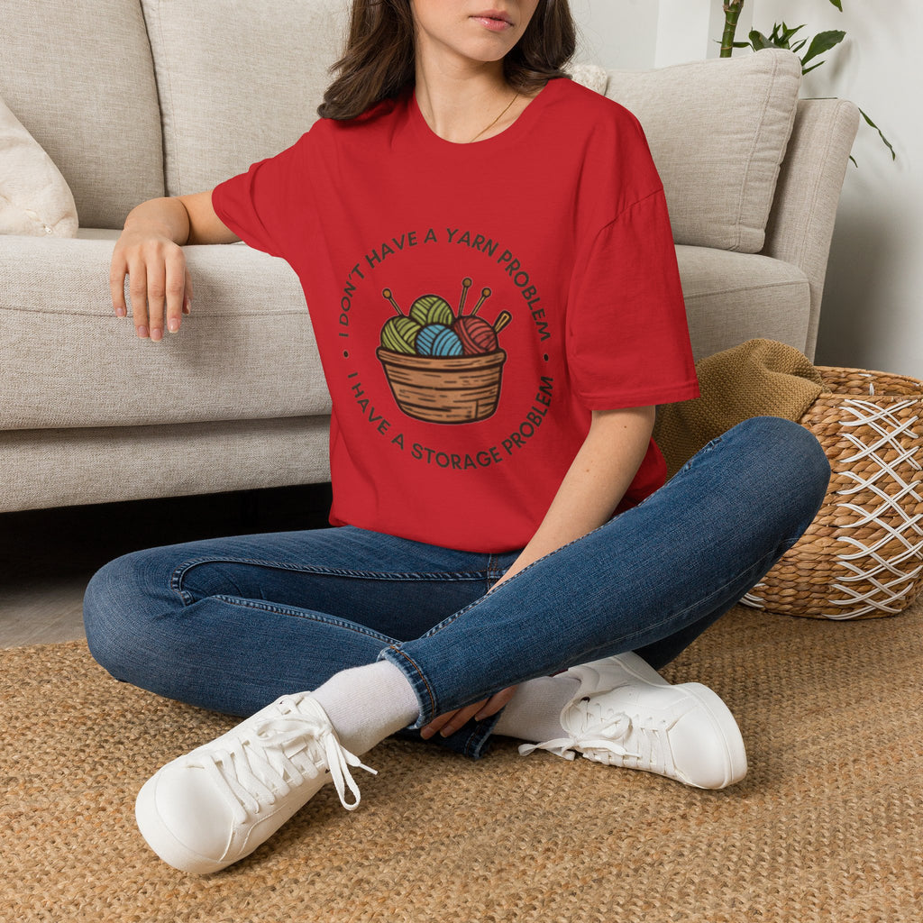 Unisex Softstyle T-Shirt - "I don't have a yarn problem"