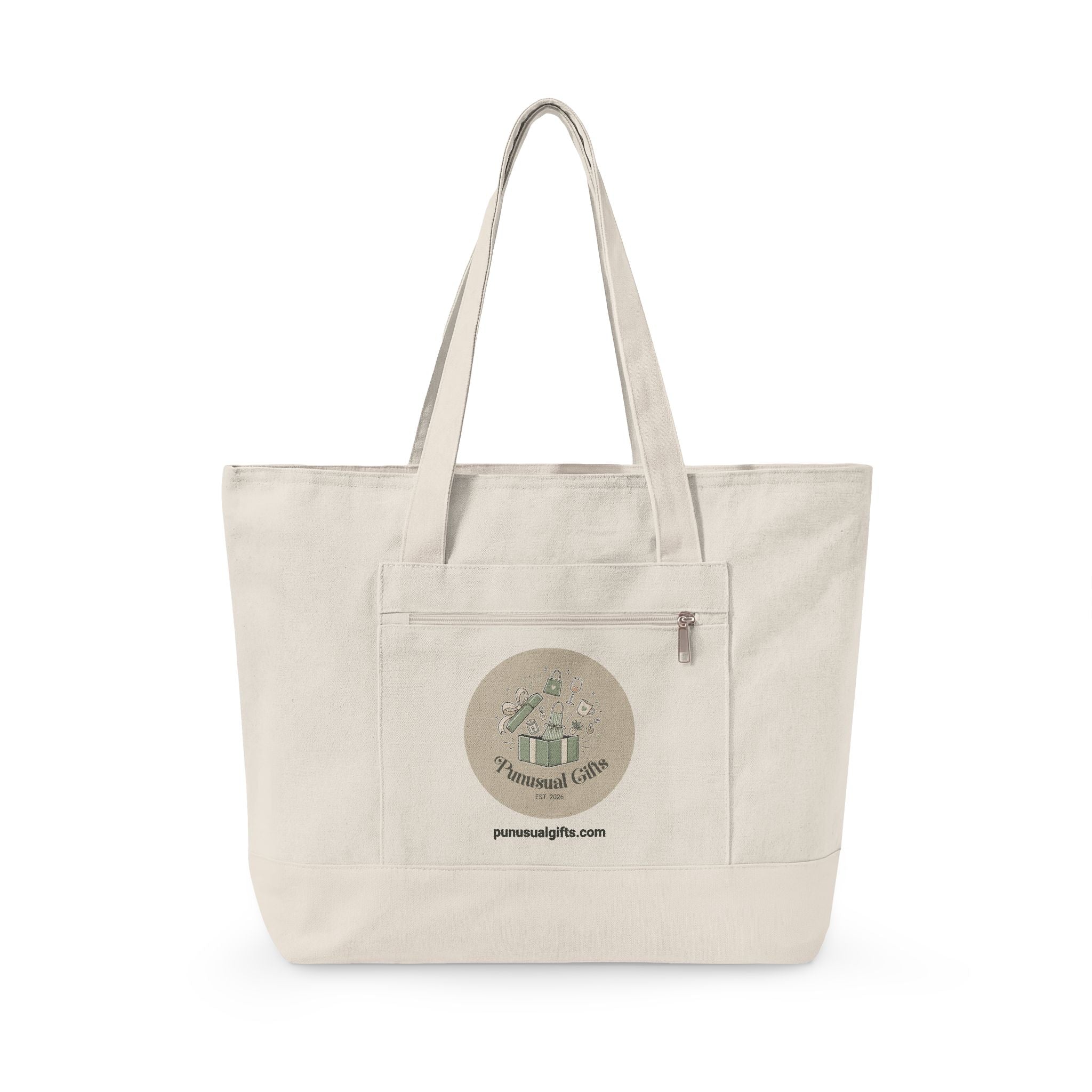 Canvas Tote Bag — "I don't have a yarn problem"