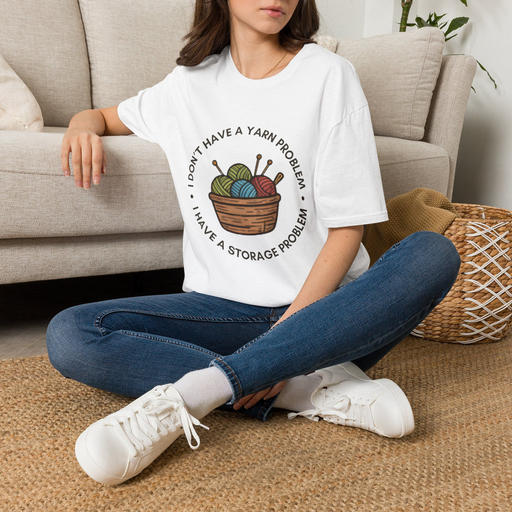 Unisex Softstyle T-Shirt - "I don't have a yarn problem"