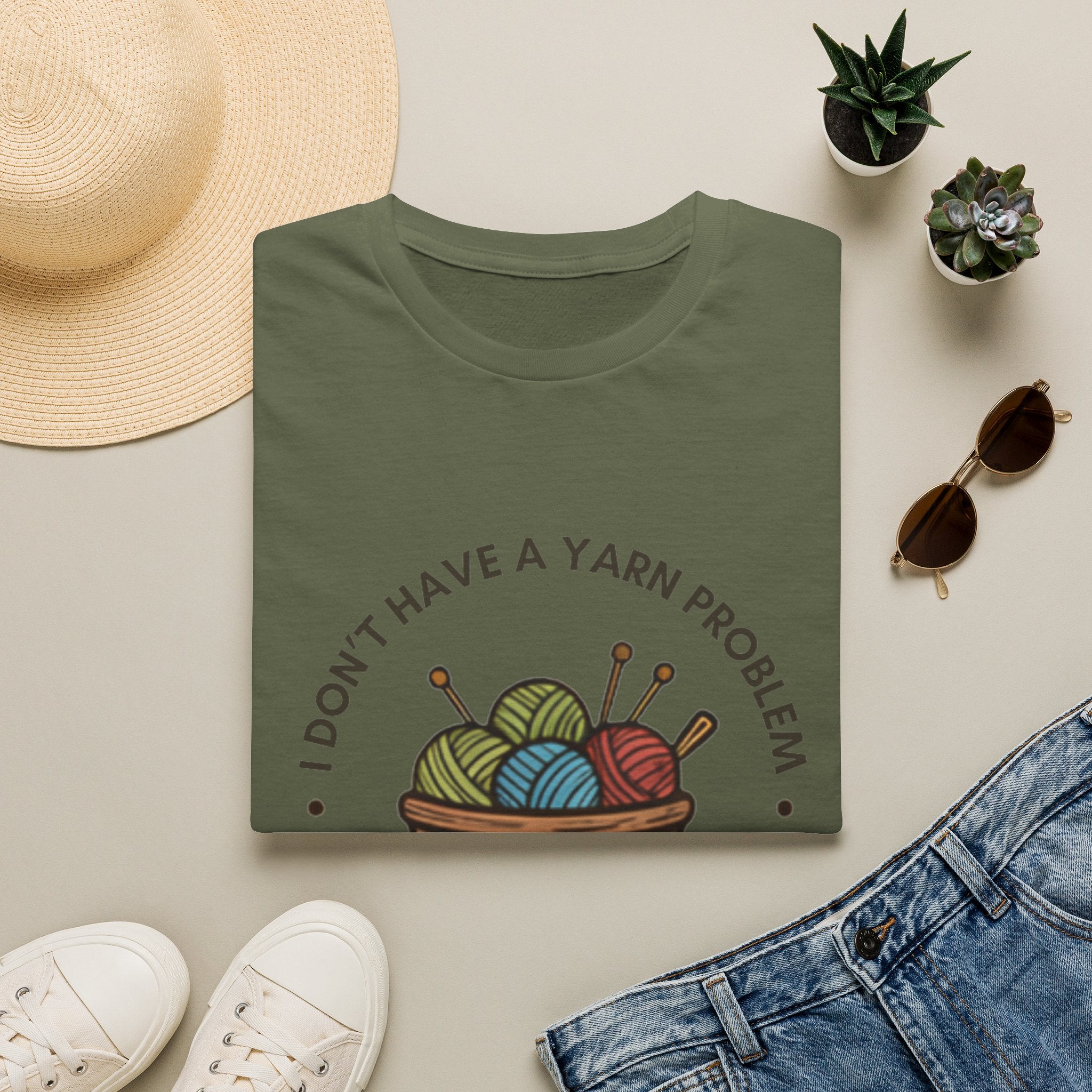 Unisex Softstyle T-Shirt - "I don't have a yarn problem"
