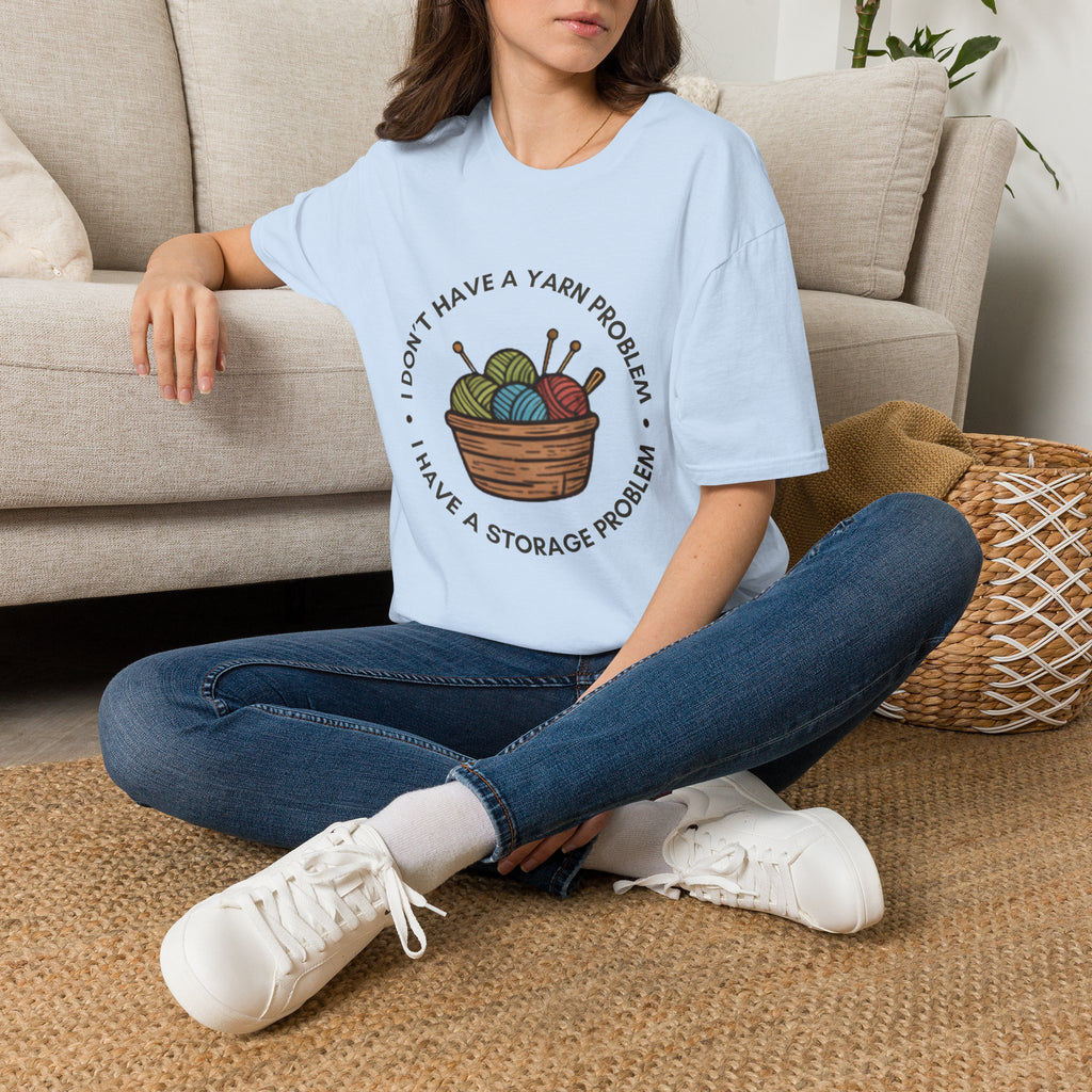 Unisex Softstyle T-Shirt - "I don't have a yarn problem"