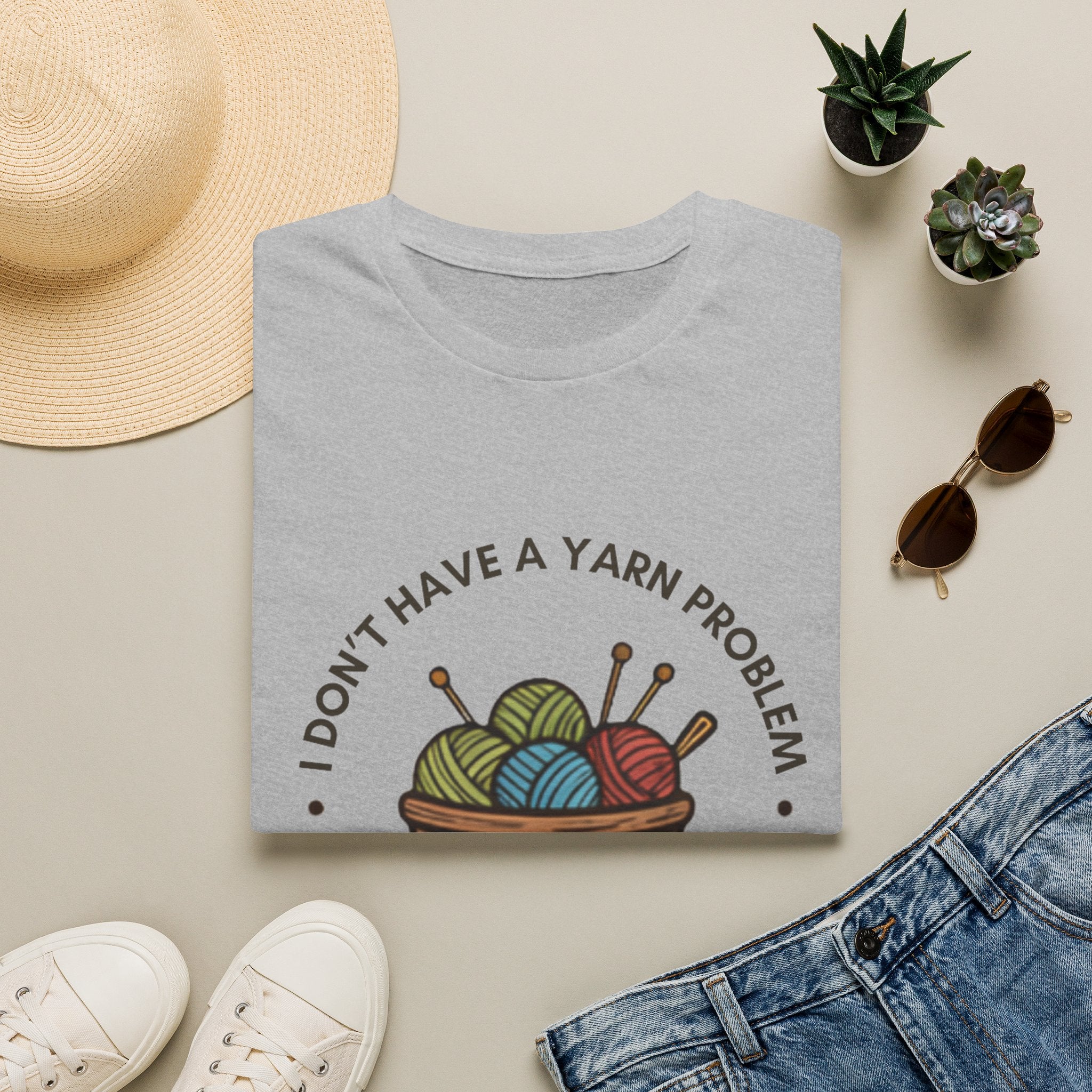 Unisex Softstyle T-Shirt - "I don't have a yarn problem"