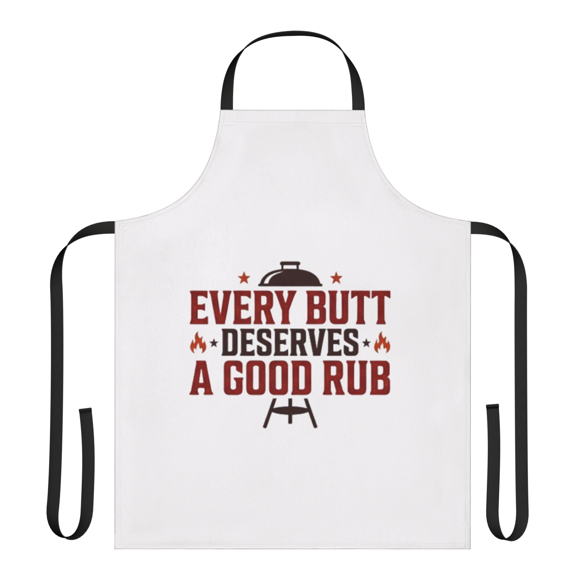 Apron — "Every Butt Deserves a Good Rub" BBQ Grilling Apron