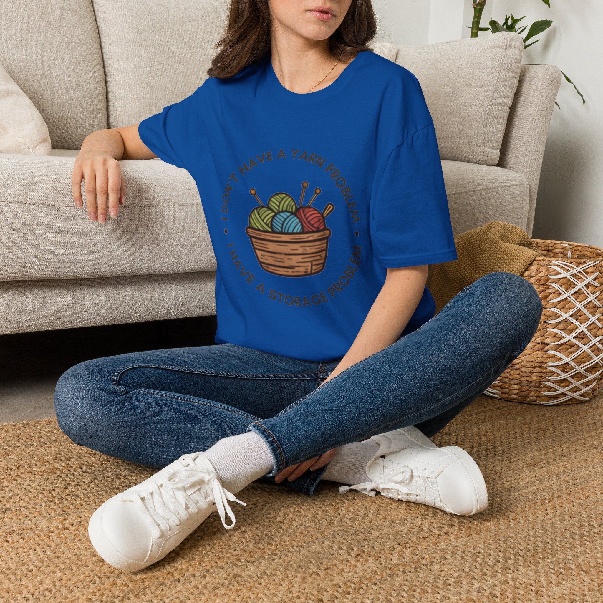 Unisex Softstyle T-Shirt - "I don't have a yarn problem"